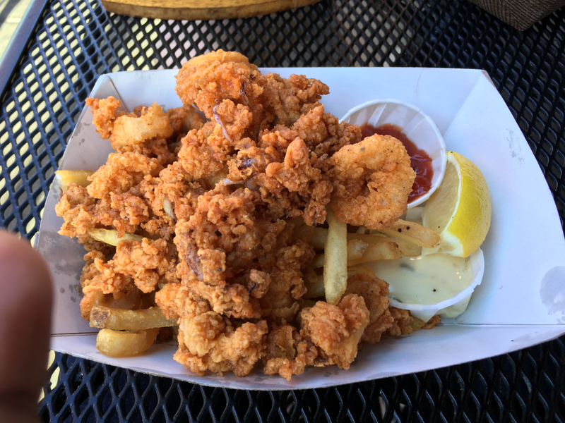 More seafood of course.